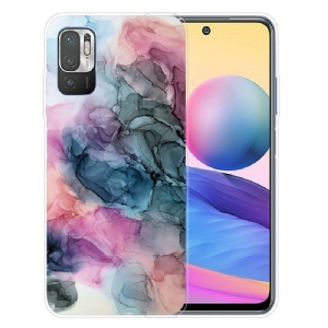 Etui do Xiaomi Redmi Note 10 5G Kolorowy Marmur