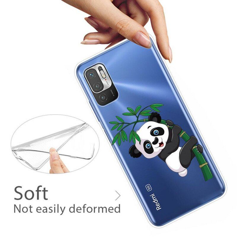 Etui do Xiaomi Redmi Note 10 5G Panda Na Bambusie