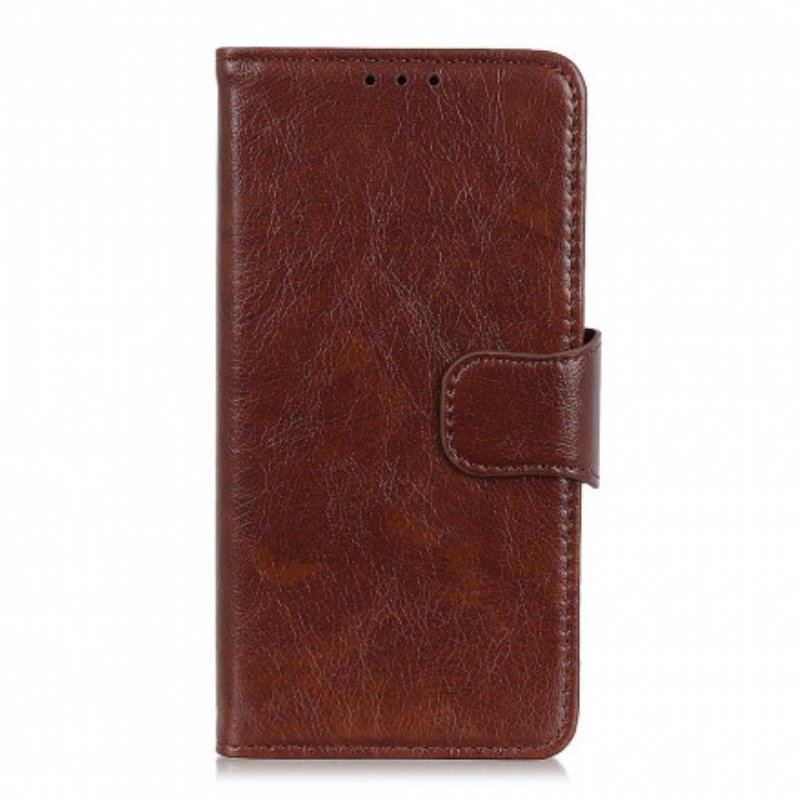 Etui Folio do Xiaomi Redmi Note 10 5G Dwoina Skóry Nappa