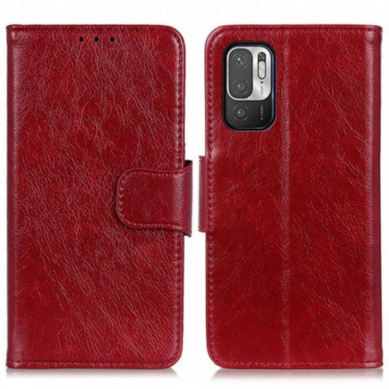 Etui Folio do Xiaomi Redmi Note 10 5G Dwoina Skóry Nappa