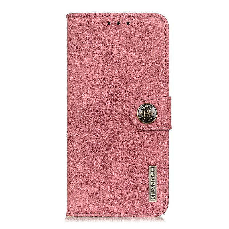 Etui Folio do Xiaomi Redmi Note 10 5G Khazneh Dwoina Ze Sztucznej Skóry W Stylu Retro