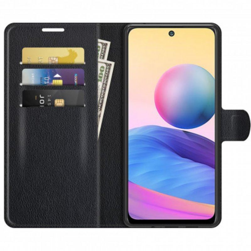 Etui Folio do Xiaomi Redmi Note 10 5G Klasyczna Sztuczna Skóra