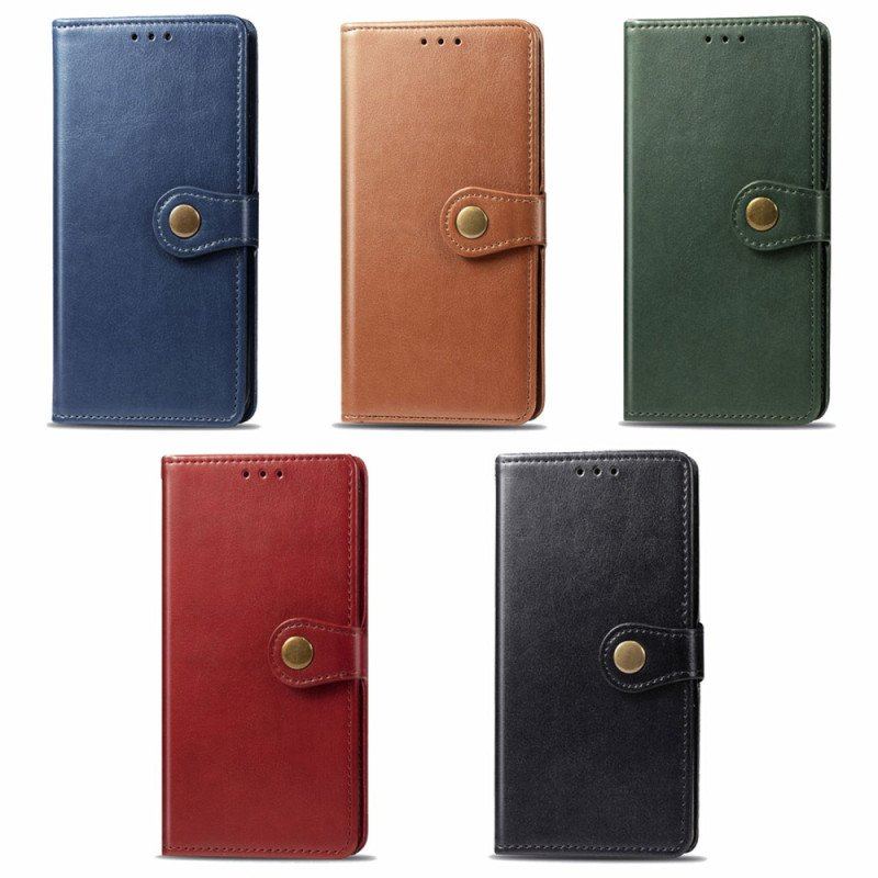 Etui Folio do Xiaomi Redmi Note 10 5G /poco M3 Pro 5g Z Nitowanym Zapięciem I Smyczą