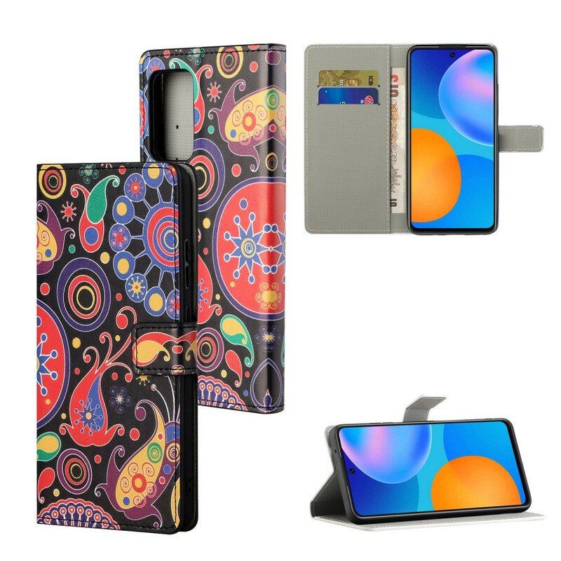 Etui Folio do Xiaomi Redmi Note 10 5G Projekt Galaktyki