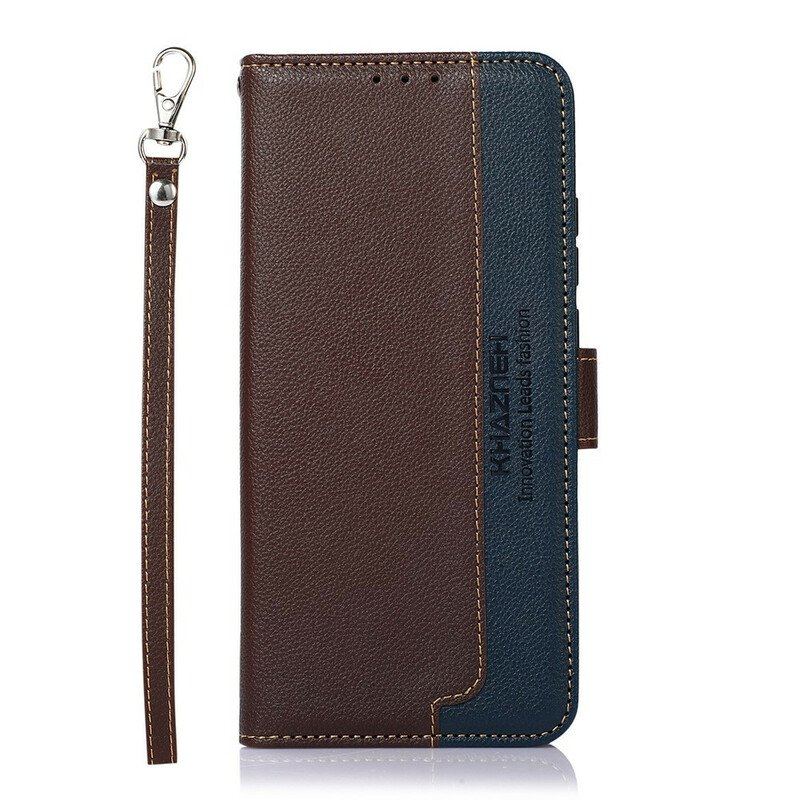 Etui Folio do Xiaomi Redmi Note 10 5G Rfid W Stylu Liczi