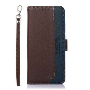 Etui Folio do Xiaomi Redmi Note 10 5G Rfid W Stylu Liczi