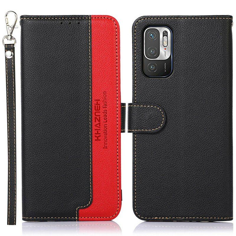 Etui Folio do Xiaomi Redmi Note 10 5G Rfid W Stylu Liczi