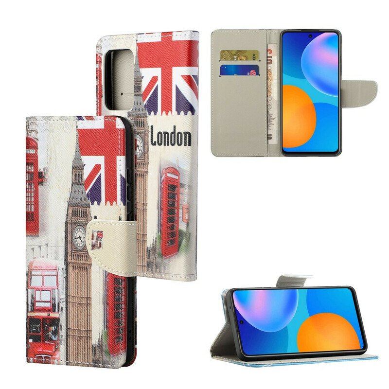 Etui Folio do Xiaomi Redmi Note 10 5G Życie W Londynie