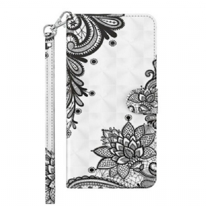 Etui Folio do Xiaomi Redmi Note 10 5G Szykowna Koronka