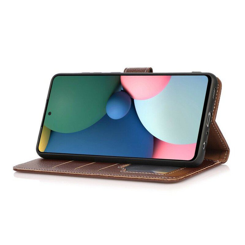 Etui Folio do Xiaomi Redmi Note 10 5G Tekstura Liczi