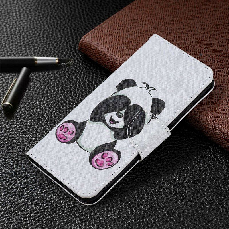 Etui Folio do Xiaomi Redmi Note 10 5G Zabawa Pandami