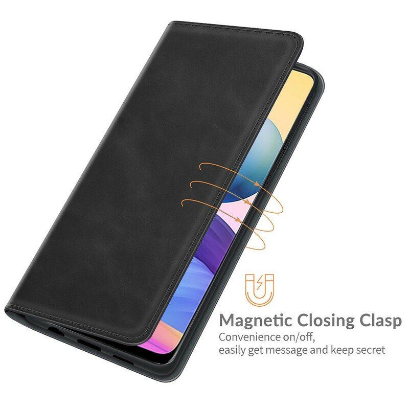 Etui Na Telefon do Xiaomi Redmi Note 10 5G Etui Folio Jedwabisty Dotyk