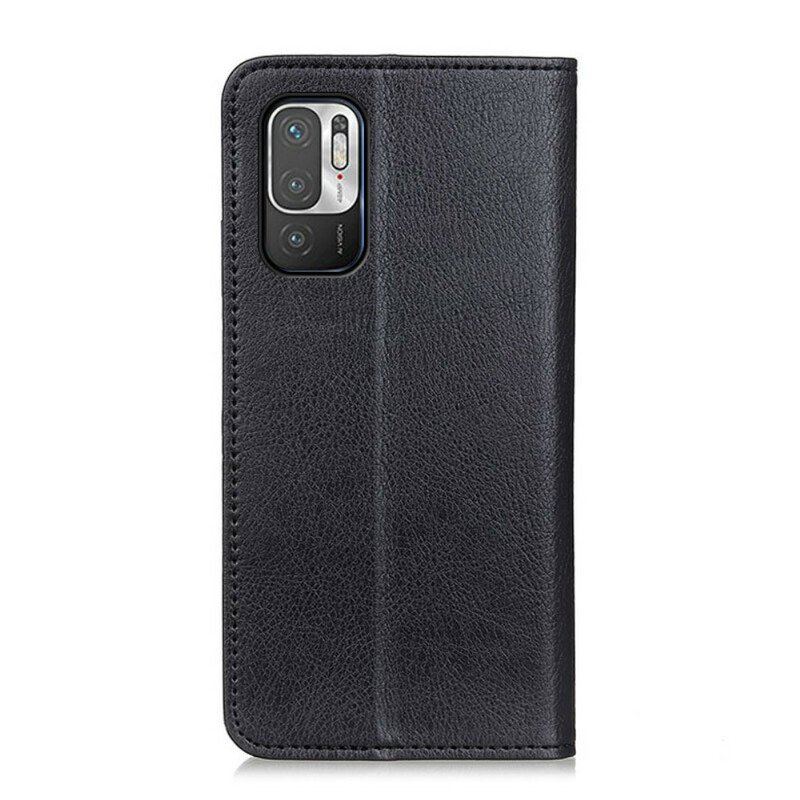 Etui Na Telefon do Xiaomi Redmi Note 10 5G Etui Folio Liczi Split Skórzana Tekstura