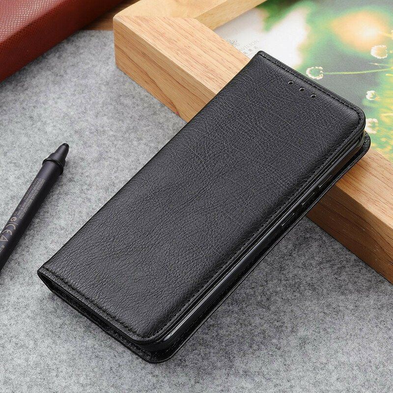 Etui Na Telefon do Xiaomi Redmi Note 10 5G Etui Folio Liczi Split Skórzana Tekstura