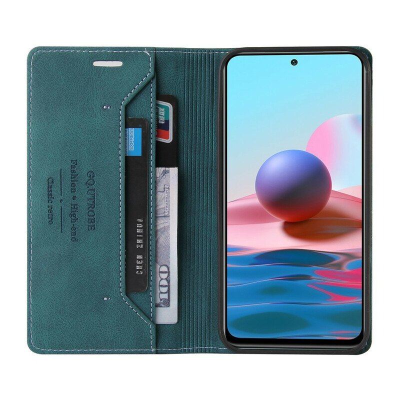 Etui Na Telefon do Xiaomi Redmi Note 10 5G Etui Folio Sztuczna Skóra Gq.utrobe