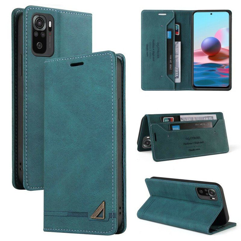 Etui Na Telefon do Xiaomi Redmi Note 10 5G Etui Folio Sztuczna Skóra Gq.utrobe