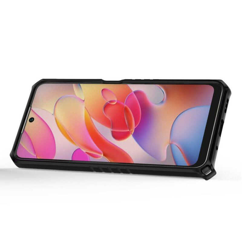 Futerały do Xiaomi Redmi Note 10 5G Plaster Miodu Z Pierścieniem