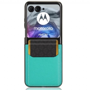 Etui Motorola Razr 50 Podwójny Uchwyt Na Kartę Etui Ochronne