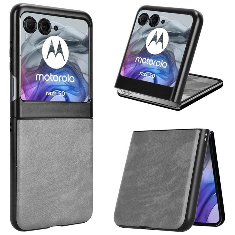 Futerały Motorola Razr 50 Etui Na Telefon Efekt Skóry