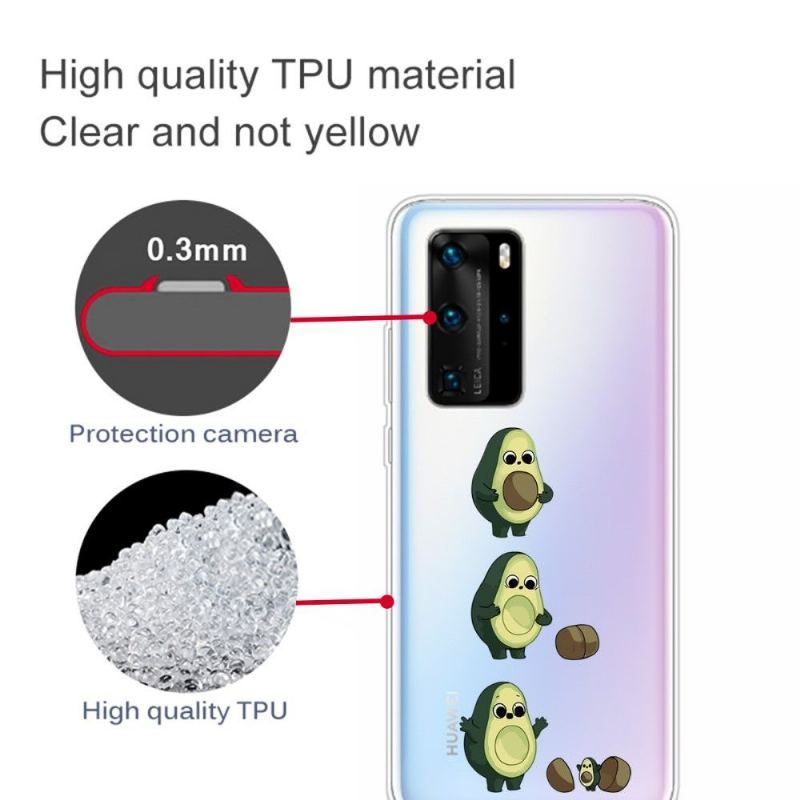 Etui do Huawei P40 Pro Anti-fall Awokado