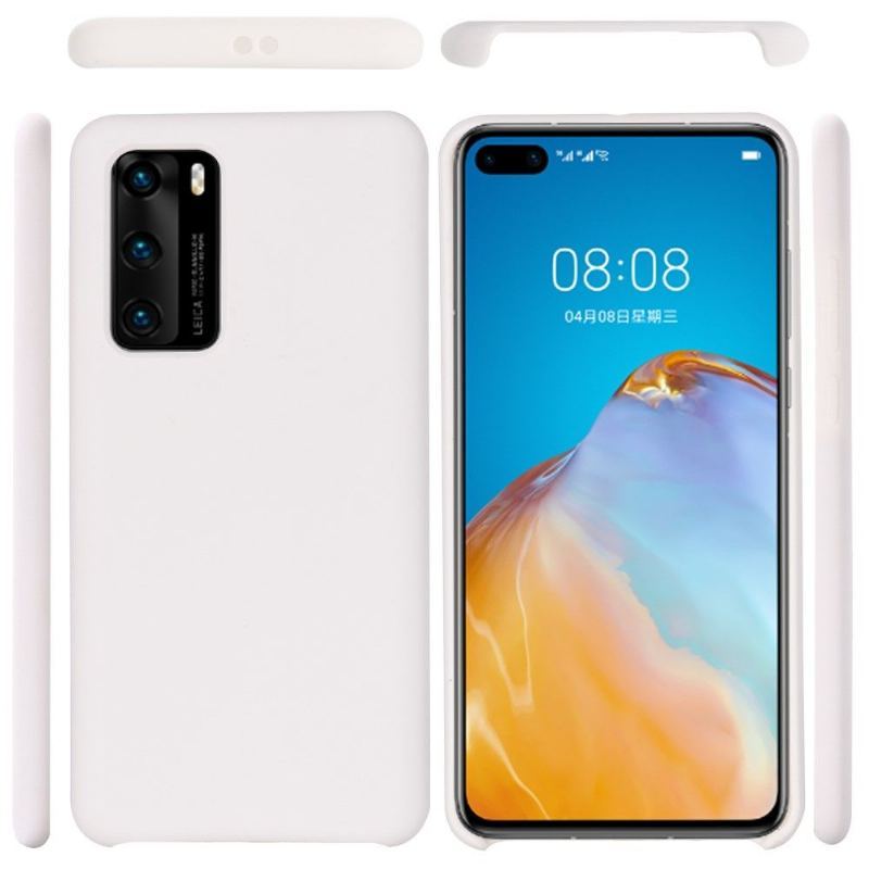 Etui do Huawei P40 Pro Biznes Płynny Silikon