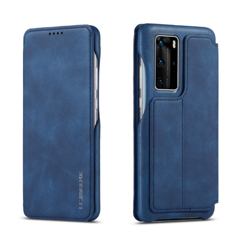 Etui Folio do Huawei P40 Pro Skórzany Futerał Sztuczna Skóra