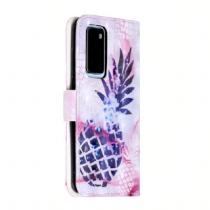 Obudowa Etui Na Telefon do Huawei P40 Pro Mozaika Ananas