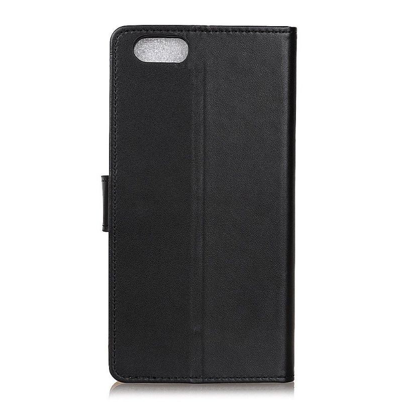 Etui do iPhone 7 / 8 / SE (2020) Basic Faux Leather - Czarny