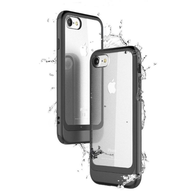 Etui do iPhone 7 / 8 / SE (2020) Classic Przezroczysty Efekt Metalowego Konturu