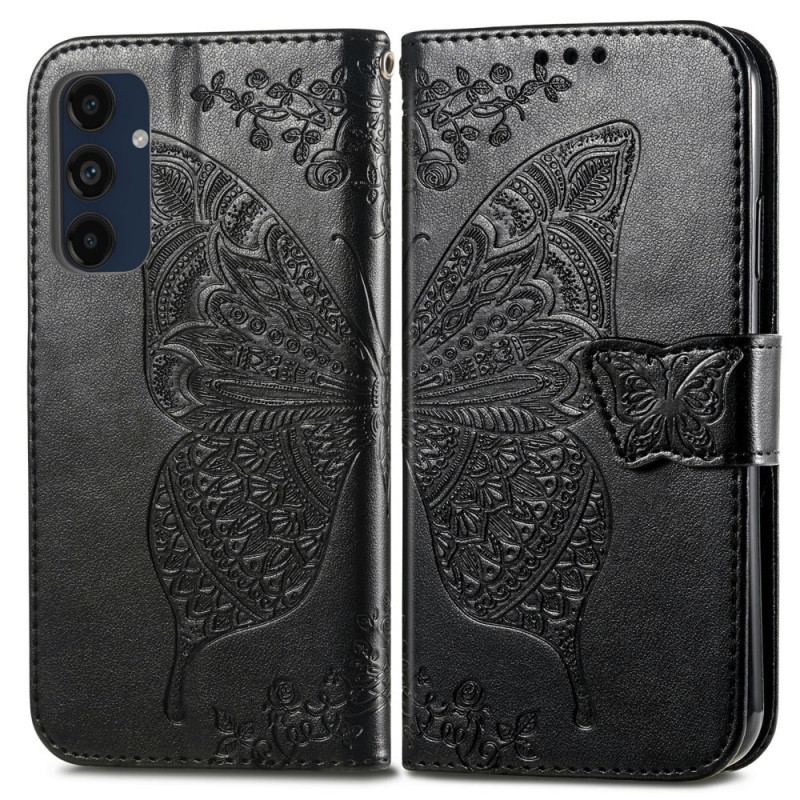 Etui Folio Do Samsung Galaxy A16 5g Barokowy Motyl