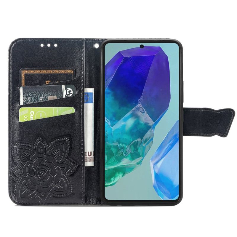 Etui Folio Do Samsung Galaxy A16 5g Barokowy Motyl