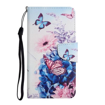 Etui Folio Do Samsung Galaxy A16 5g Fioletowe Motyle