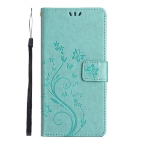 Etui Folio Do Samsung Galaxy A16 5g Kwiaty I Motyle