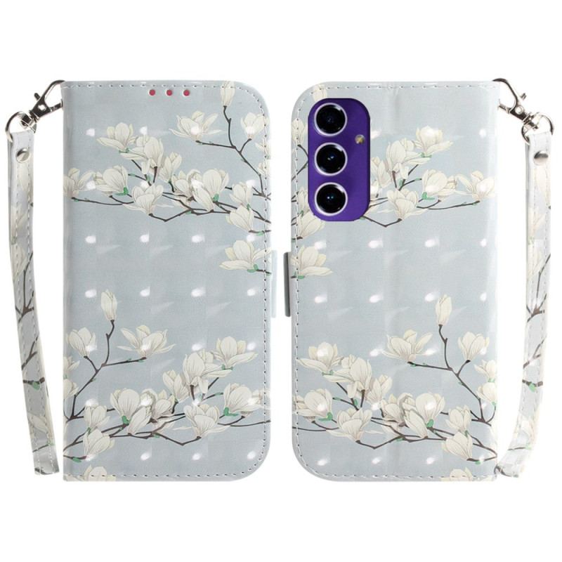 Etui Folio Do Samsung Galaxy A16 5g Magnolie Lanière