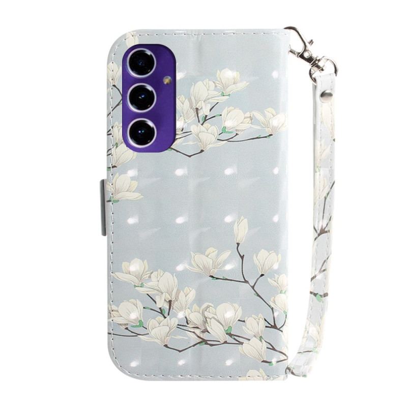 Etui Folio Do Samsung Galaxy A16 5g Magnolie Lanière