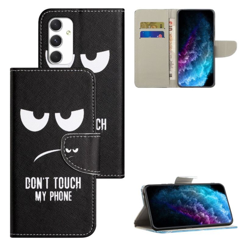 Etui Folio Do Samsung Galaxy A16 5g Nie Dotykaj Mojego Telefonu