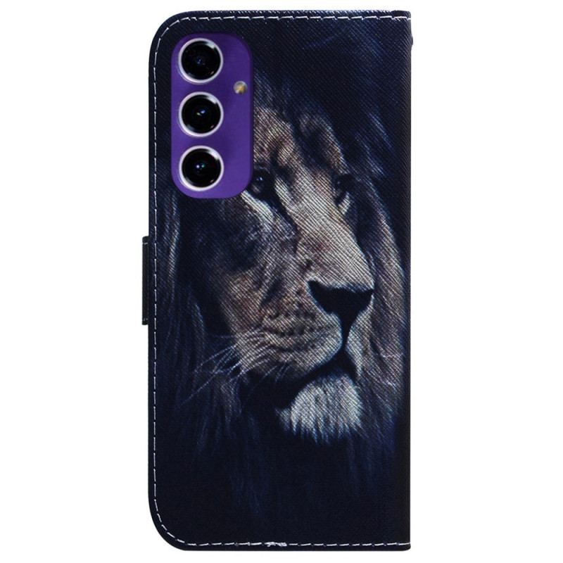 Etui Folio Do Samsung Galaxy A16 5g Śniący Lew