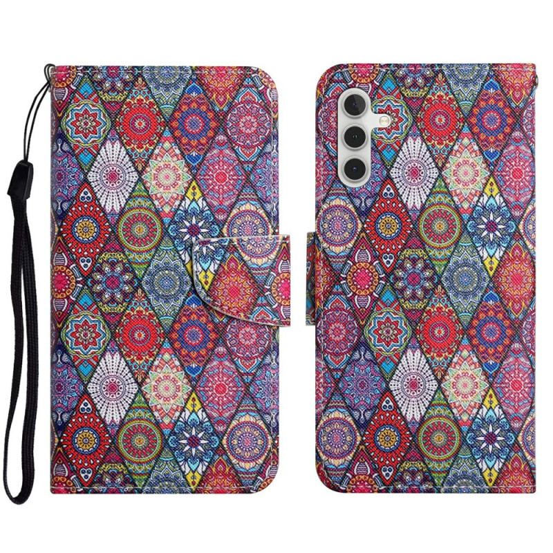 Etui Folio Do Samsung Galaxy A16 5g Wzór Kalejdoskopu