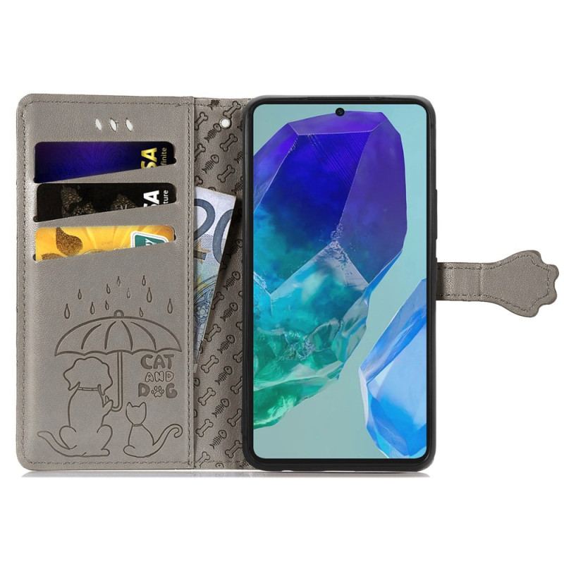 Etui Folio Samsung Galaxy A16 5g Animowane Zwierzęta