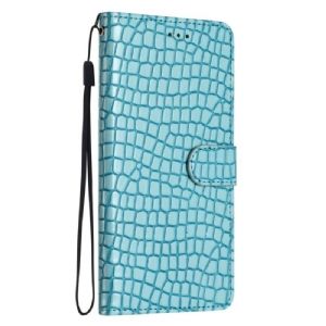 Etui Folio Samsung Galaxy A16 5g Efekt Krokodyla Etui Ochronne