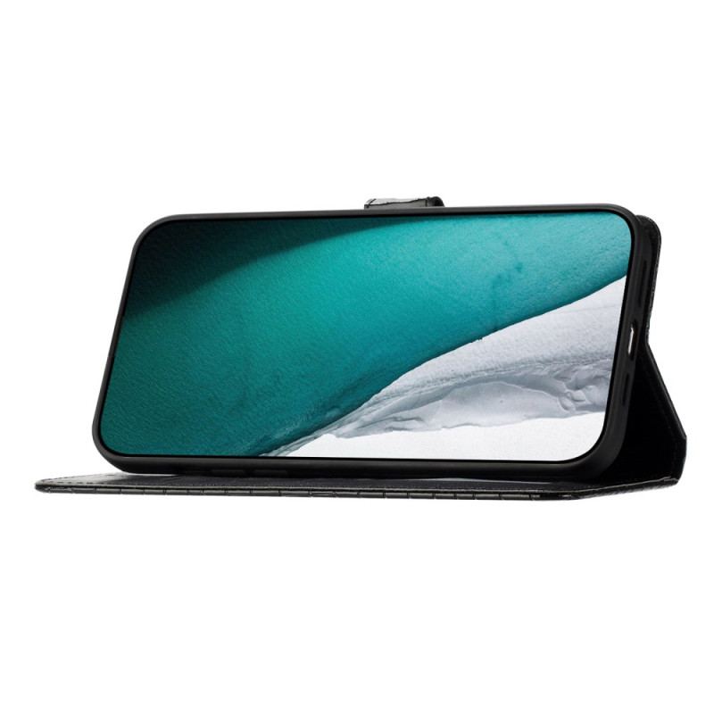 Etui Folio Samsung Galaxy A16 5g Efekt Krokodyla Etui Ochronne