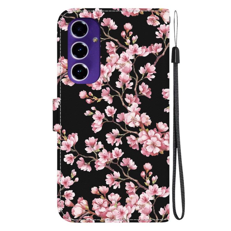 Etui Folio Samsung Galaxy A16 5g Kwiaty Śliwy