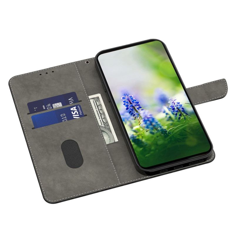 Etui Folio Samsung Galaxy A16 5g Różowe Kwiaty Z Paskiem Etui Ochronne