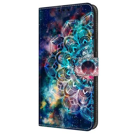 Etui Folio Samsung Galaxy A16 5g Żyroskopowy Wzór Kwiatowy Etui Ochronne