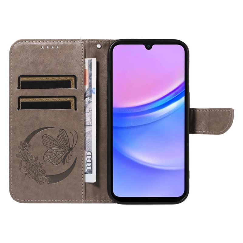 Etui Folio Samsung Galaxy A16 5g Ślad Motyla Etui Ochronne