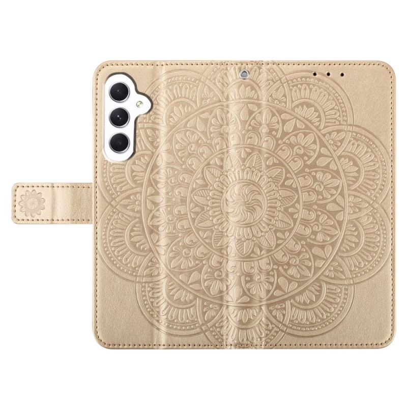 Etui Folio Samsung Galaxy A16 5g Wzór Mandali Ze Smyczą Etui Ochronne