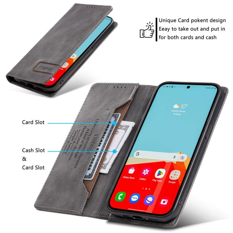 Flip Kotelot Samsung Galaxy A16 5g Stylowy Rfid Etui Ochronne