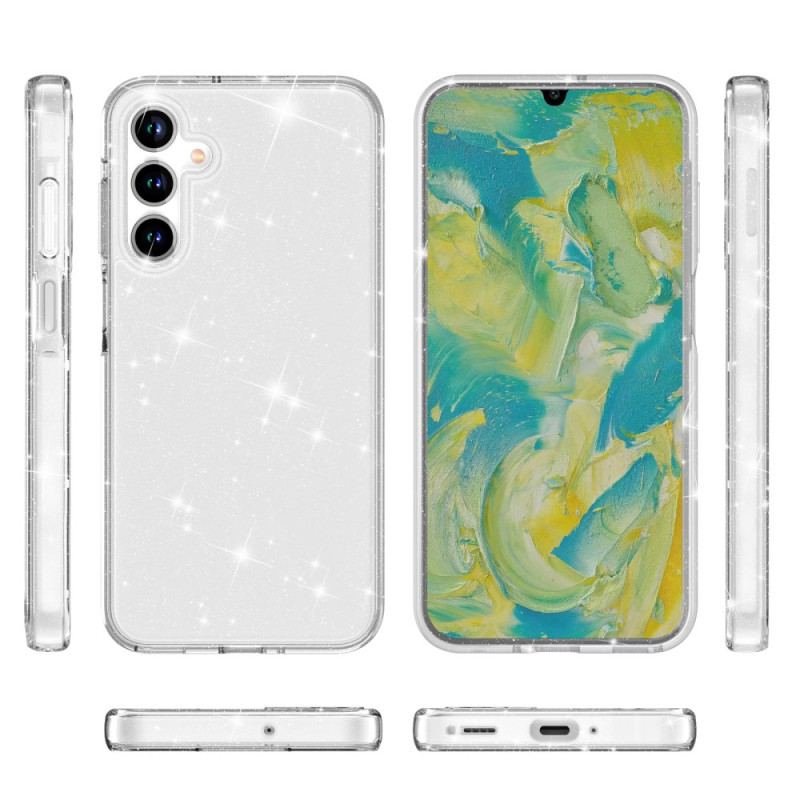 Futerały Samsung Galaxy A16 5g Etui Na Telefon Błyszczący Przezroczysty