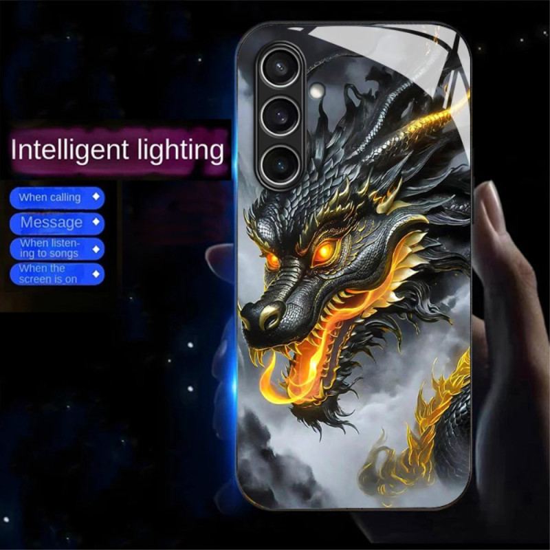 Futerały Samsung Galaxy A16 5g Etui Na Telefon Zadzwoń Do Serii Flash Black Dragon