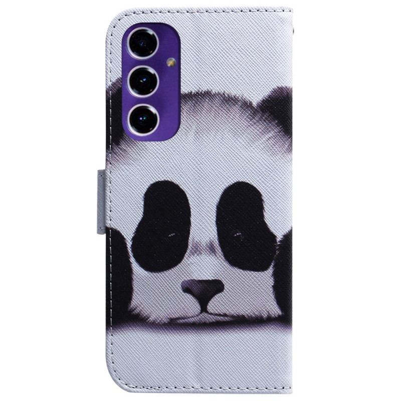 Skórzany Futerał Samsung Galaxy A16 5g Etui Na Telefon Panda